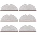 6pcs Full Coverage Mopping Cloths for Xiaomi Roborock S5 S50 S51 S55