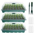 Greenhouse Seed Starter Seedling Trays Flower Plant Germination Green