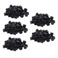 60 Pcs Tapered Black Rubber Feet Bumper Pad Washer 15mmx10mm