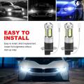 2pcs H3 Super Bright Led Fog Driving Drl Light Bulbs 6000k White