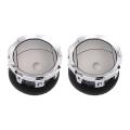 Set Of 2 Dash Board Air Vent/hvac Vent Fits for 11-16 Ford (chrome)