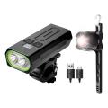 Bike Lights Front and Rear Headlight, Bicycle Lights for Night Riding