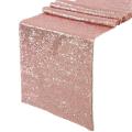 Sparkly Rose Gold Table 12x71 Inch for Wedding Party Table Cloth