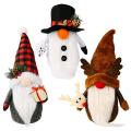 3pcs Plush Santa Gnomes Christmas Gnomes Christmas Elf Decoration