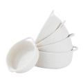 5-piece Storage Basket Set- for Organizing Small Basket -white