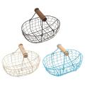 Creative Retro Iron Storage Basket Hollow-out Desktop Storage Basket