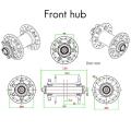 Bike Hub Set 32 Holes 7/8/9/10 Speed Front Rear Brake Bearing Hub