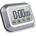 Digital Kitchen Timer Press Screen for Cooking,magnetic (silver)