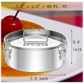 Stainless Steel Flan Mold 60 Oz,compatible with 6 Qt(3 Qt,8 Qt Avail)