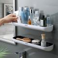 Ecoco Bathroom Shelf Shower Caddy Organizer-without Towel Bar Grey