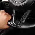 Carbon Steering Wheel Trim Car Accessories,for Mazda 3 6 Cx-4 Cx5 Cx9