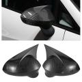 Car Rearview Side Glass Mirror Cover Trim for Seat Ibiza Mk4 2009-17
