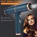 Negative Ionic Blow Dryer Hot&cold Wind Hair Tool Us Plug Grey