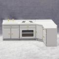 1/12 Scale Doll House Kitchen Cabinets Set for Kitchen Decor Gifts