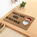 Christmas Doormat Floor Mat Santa Claus Door Mat Indoor Outdoor Rug B021