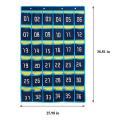 36 Hanging Storage Bag for Classroom Mobile Phone Calculator Holders