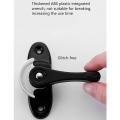Sliding Door and Window Sash Safety Lock Crescent Type Lock (black)