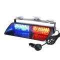 Red and Blue 16 Led Law Warning Strobe Lights with Suction Cups