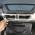 Car Central Control Air Outlet Frame Cover Trim For-bmw X1 2011-2015