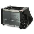 Electric Oven Toaster Cake Baking Machine Frying Pan Eu Plug Black