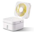 Portable Misting Fan,cooling Fan, 4 In 1 Humidifier Spray Fan, White