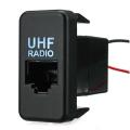 Rj45 Dash Uhf Radio Switch Panel Socket with Blue Led for Toyota