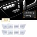 Car Styling Seat Adjust Memory 1 2 3 M Button Cover Sitckers