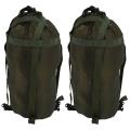 Sleeping Bag Compression Sack Pouch Camping Equipment Army Green