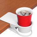 3 Pack Table Side Water Cup Shelf Desk Storage Clip(white,black,gray)