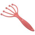 Handheld Five Fingers Claw Steel Ball Massager for Head Neck Pink