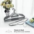 20pcs Heavy-duty Plastic Hanger with Hook Multifunctional Hanger