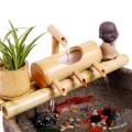 Bamboo Aquarium Water Recycling Feng Shui Decoration Fountain Stone,1