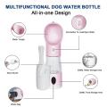Dog Water Bottle Portable Leak Proof Dog Water Dispenser Pink