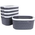5 Pcs Storage Basket,storage Boxes for Kitchen,bathroom&cabinet,gray