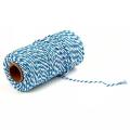 4 Pcs Colourful Cotton Rope for Diy Crafts (blue+white)