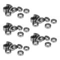 50pcs Miniature Sealed Metal Ball Bearing Model: Mr106-zz 6x10x3mm