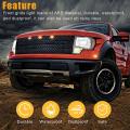 3x Smoked Lens Amber Led Front Grille Running Lights Lamps for Ford