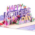 Paper Happy Mothers Day Pop-up Card for Mom Grandma Mother