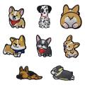 8 Pcs Cute Dog Patches for Clothing, Badge Embroidery Patch