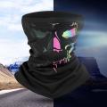 Winter Neck Gaiter Bandanas Windproof Scarf for Outdoors Black