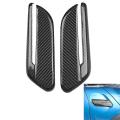 2pcs Car Carbon Fiber Side Turn Signal Cover Trim Fender Sticker