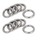 20mm X 3mm Stainless Steel Webbing Strapping Welded O Rings 5 Pcs