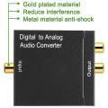 Digital to Analog Audio Converter Optical (spdif/toslink)and Rca(l/r)