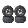4pcs Tyres Tire Wheel for Xlf F16 F17 F-16 F-17 1/14 Rc Car Parts