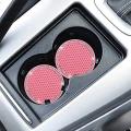 2pcs Bling Car Cup Mat Drink Coasters Crystal Vehicle Accessories