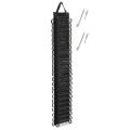 Storage Organizer with 48 Compartments,vinyl Roll Holder,black