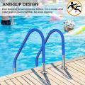 2pcs Pool Handrail Cover with Zipper, Ladder Rail Grip Sleeve 4 Feet