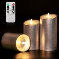 3pcs Control Candle Lights New Year Led Lights Battery Powered B