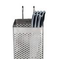 Stainless Steel Tableware Drainer with Hooks Kitchen Utensil(b)