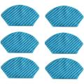 6pcs Washable Cloth Mop Cloth Cleaning Cloth Suitable for Midea